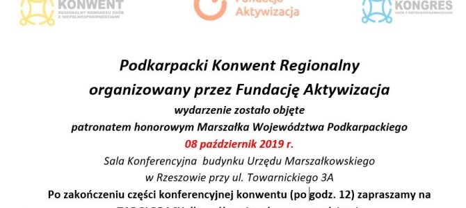 Podkarpacki Konwent Regionalny organizowany przez Fundację Aktywizacja