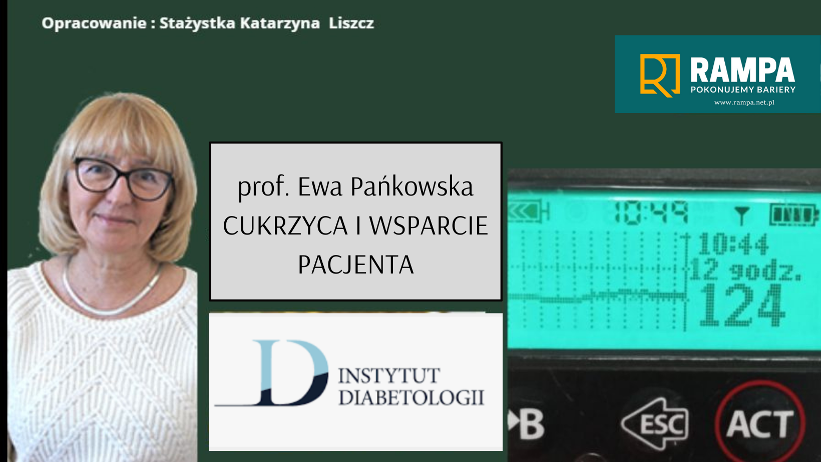 prof. Ewa Pańkowska w wywiadzie o cukrzycy i wsparciu pacjenta
