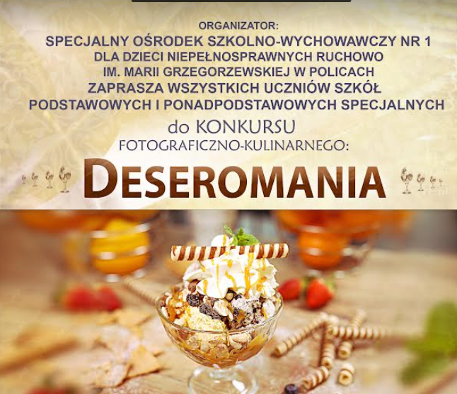 Plakat konkursu Deseromania